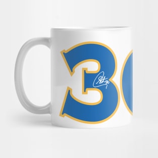 Curry 30 On White Mug